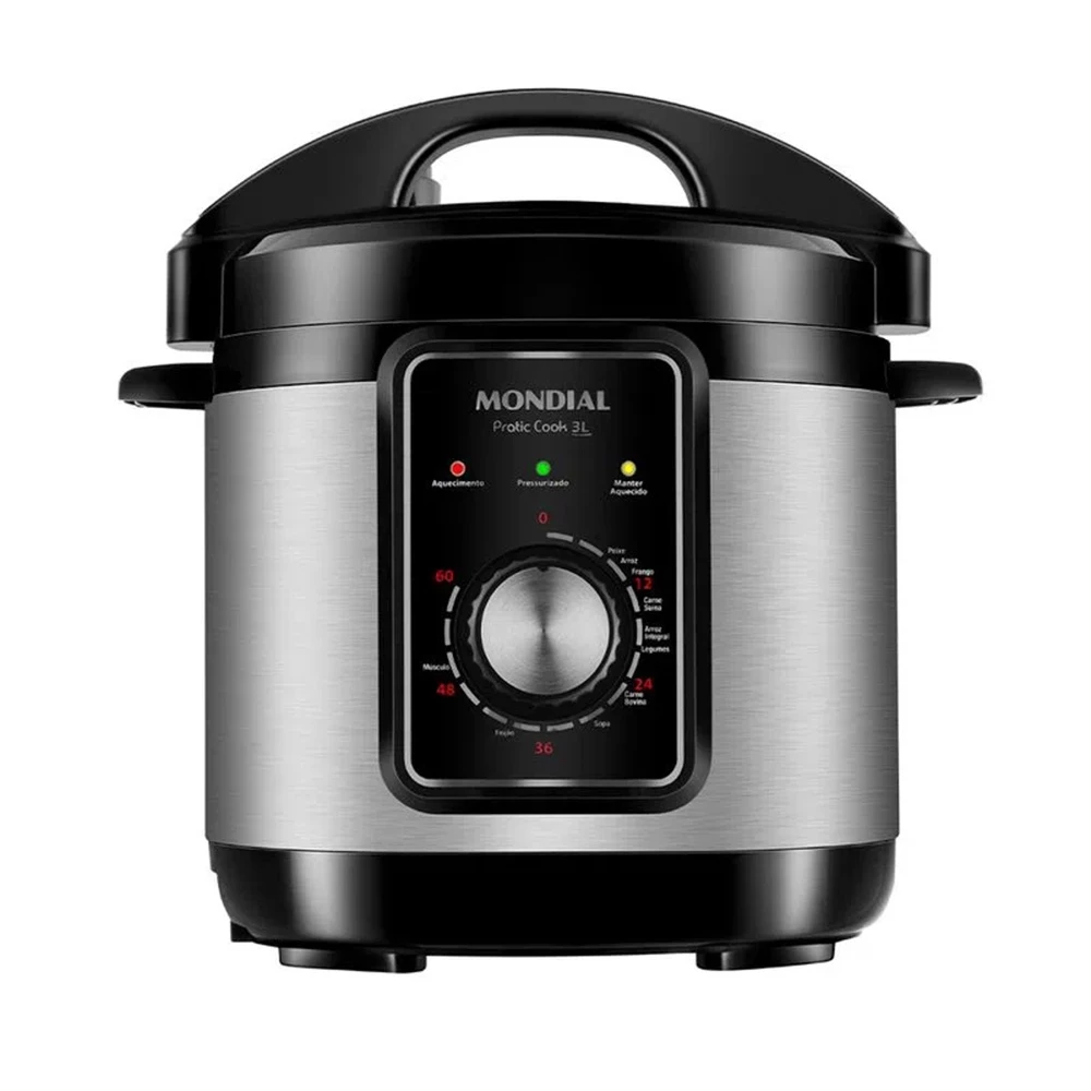 Panela de pressão elétrica Mondial Master Cooker PE-47 em destaque.